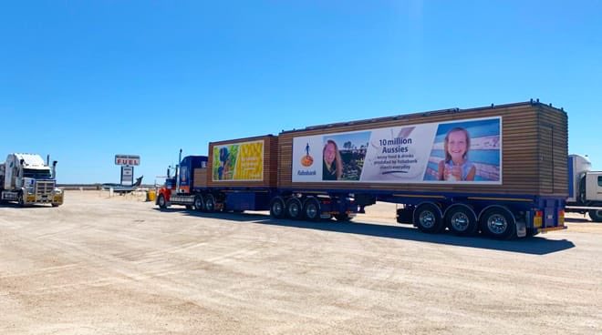 EdkinsPhilip's tweet photo. The #RaboTruck is heading West! Keep an eye out for it as it travels to #Yealering before heading south to #Esperance  @RabobankAU https://t.co/5b2hU7eqam