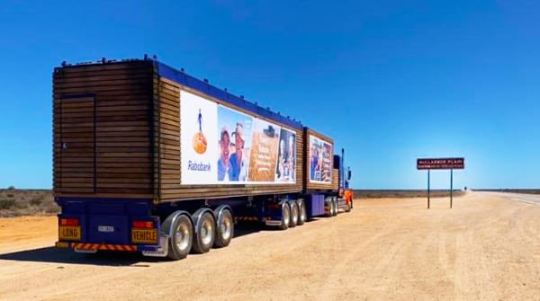 EdkinsPhilip's tweet photo. The #RaboTruck is heading West! Keep an eye out for it as it travels to #Yealering before heading south to #Esperance  @RabobankAU https://t.co/5b2hU7eqam