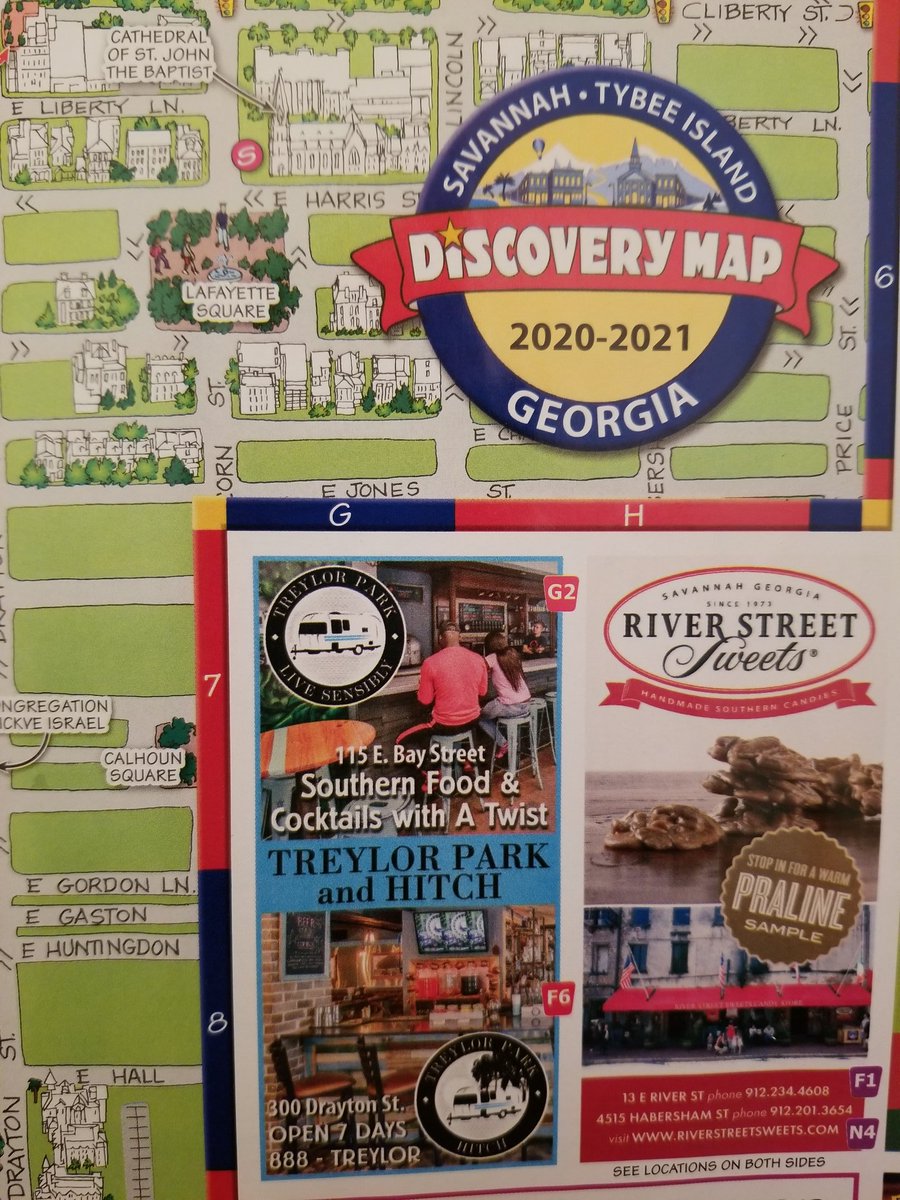 savmaps's tweet image. New maps are hitting the street now! 
#Savannah #DiscoveryMap