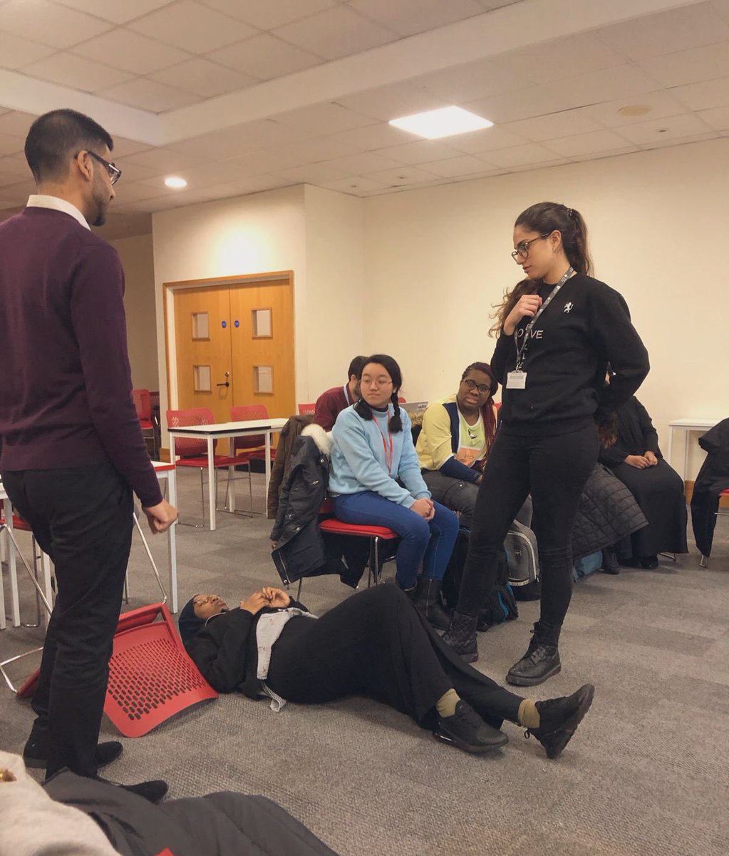 A fantastic session at <a href="/MiddlesexUni/">Middlesex University</a> this week. Our guest speaker Mohan, a senior cardiology physiologist gave a talk on the anatomy of the heart, how to deal with heart attack, cardiac arrest in events and identify what different chest pain could indicate. Very insightful!