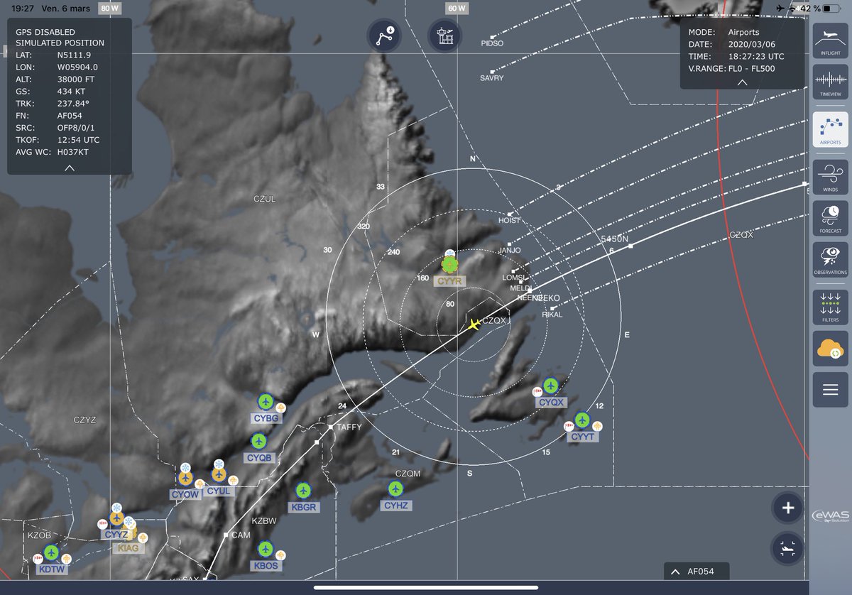 peytour13's tweet photo. 4 pics approaching Gulf of St Lawrence #AF054 #777
Another great Atlantic Xing
#AvGeek #pilotlife
🇨🇦 & 🇺🇸 here we are 😎 https://t.co/I3rSNnmLat