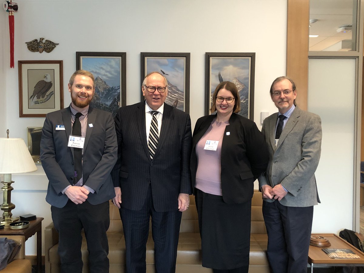 Winona State faculty were at lobby days educating legislators about the value of public higher education and advocating for the investments that will keep our campuses strong! Thank you <a href="/jeremyrmiller/">Jeremy Miller</a> <a href="/GenePelowski/">Gene Pelowski</a> <a href="/RepPoppe/">Jeanne Poppe</a> <a href="/DSenjem/">David Senjem</a>!