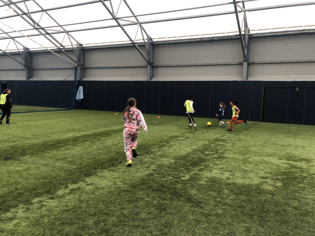 #SSEWildcats | Today we are at the Alan Higgs Centre for our girls football session they are great fun and aim to develop football and social skills. Today we worked on first time finishing followed by a small sided game. 

#SSEWildcats #MakingADifference AT
