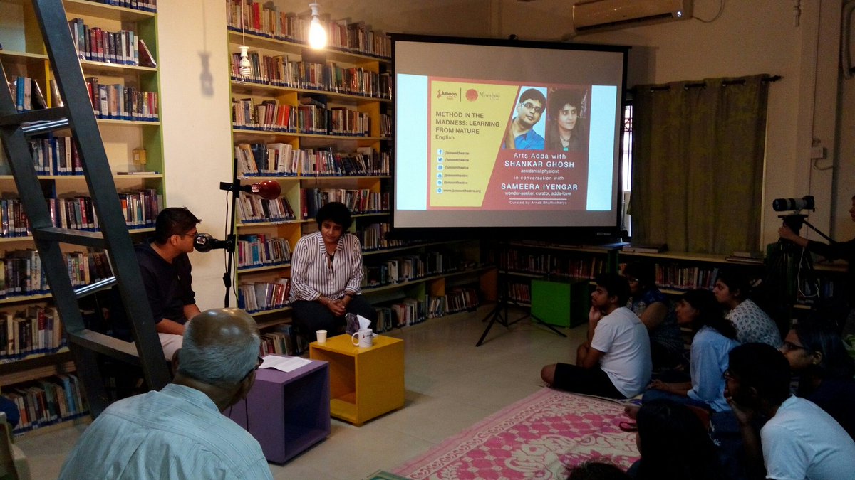 Here we are with the Mumbai Local session with #ShankarGhosh and <a href="/sameeraiyengar/">Sameera Iyengar</a>. Join us live on facebook.com/junoontheatre