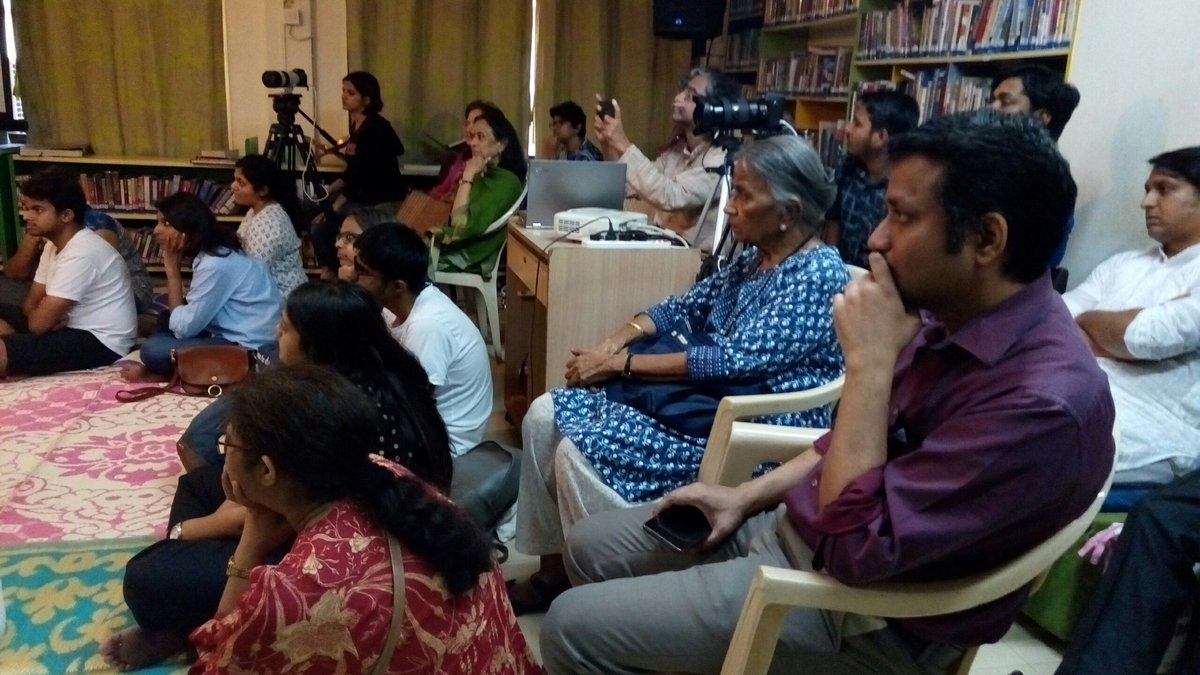 Our audiences listening carefully to what matter in our daily lives. #MumbaiLocal <a href="/sameeraiyengar/">Sameera Iyengar</a> #ShankarGhosh