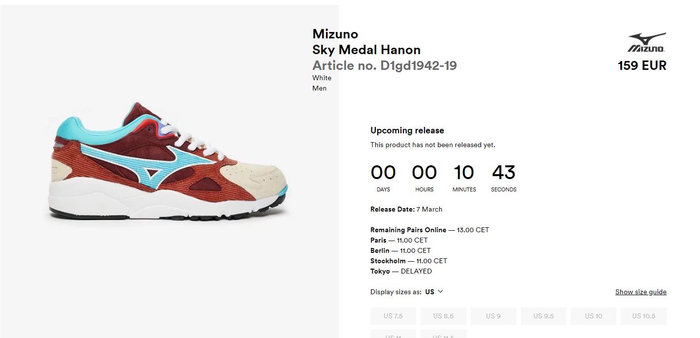 mizuno tokyo 7 online