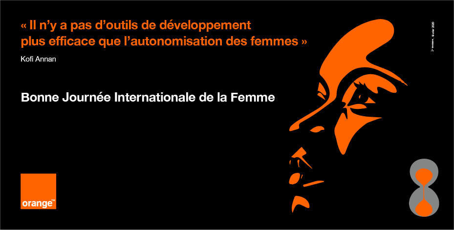 OrangeBurkina's tweet photo. #OrangeBurkinaFaso souhaite une bonne fête de #8mars à toutes les femmes.
#NosFemmes #NosHeroïnes https://t.co/NCbalXM1cd