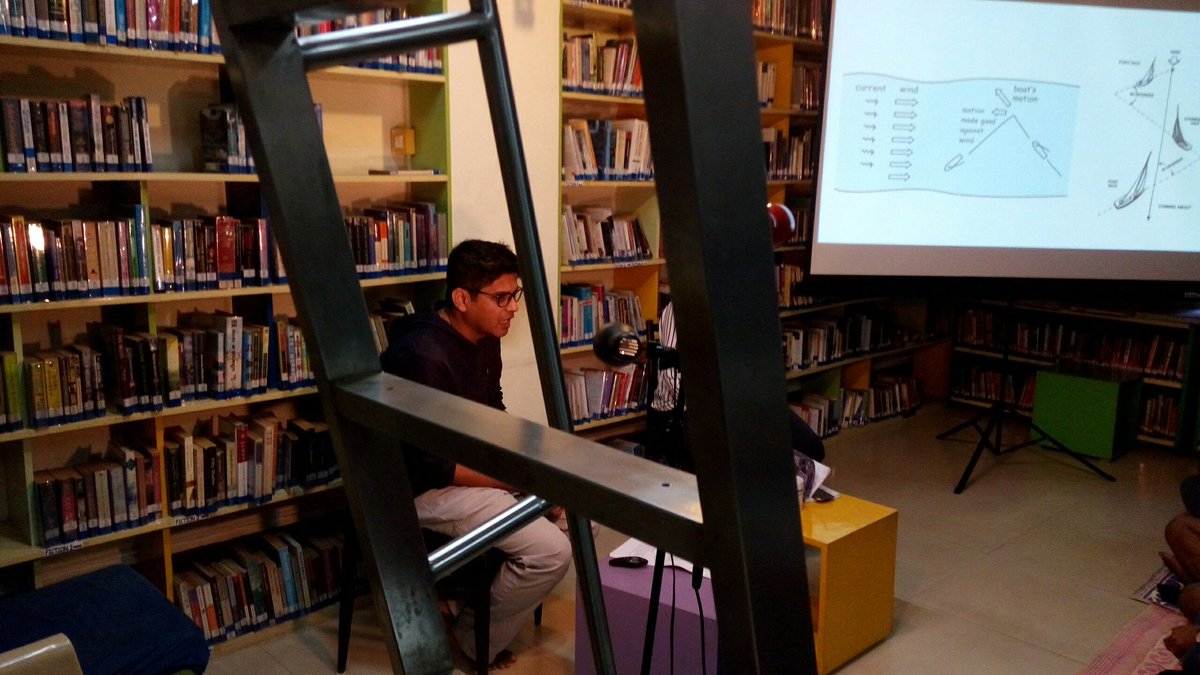 "You cannot self organise with one object" says #ShankarGhosh in his Mumbai Local session 'Method in the Madness: Learning from Nature