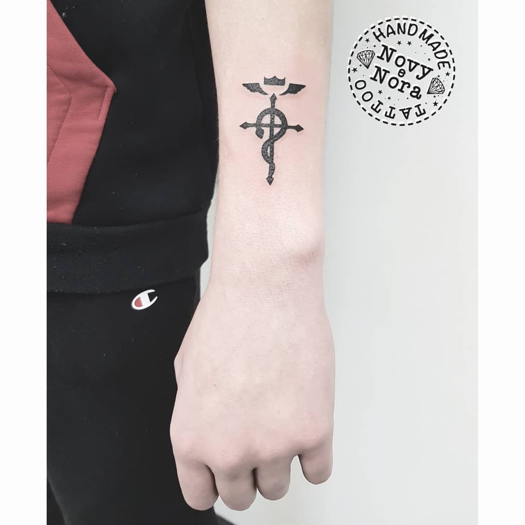 Fullmetal Alchemist Cross Tattoo