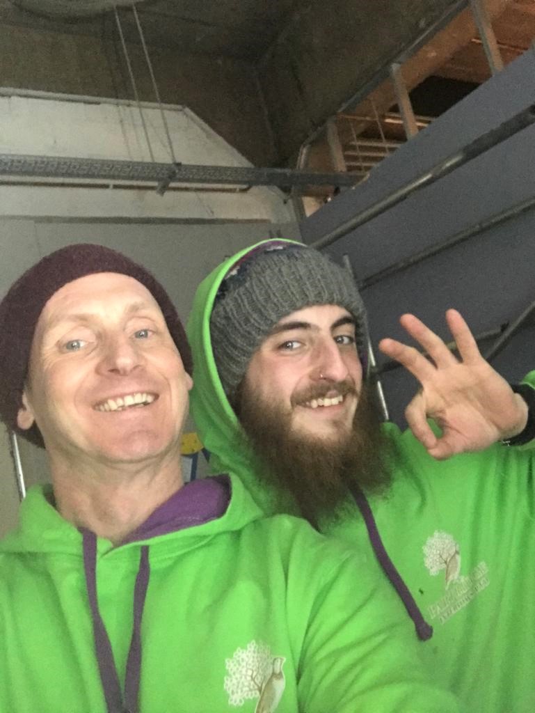 PartridgeInt's tweet image. Boss &amp;amp; apprentice selfie! #solihull #commercialinteriors #drylining #suspendedceilings #partitionwalls #flooring #floorcovering