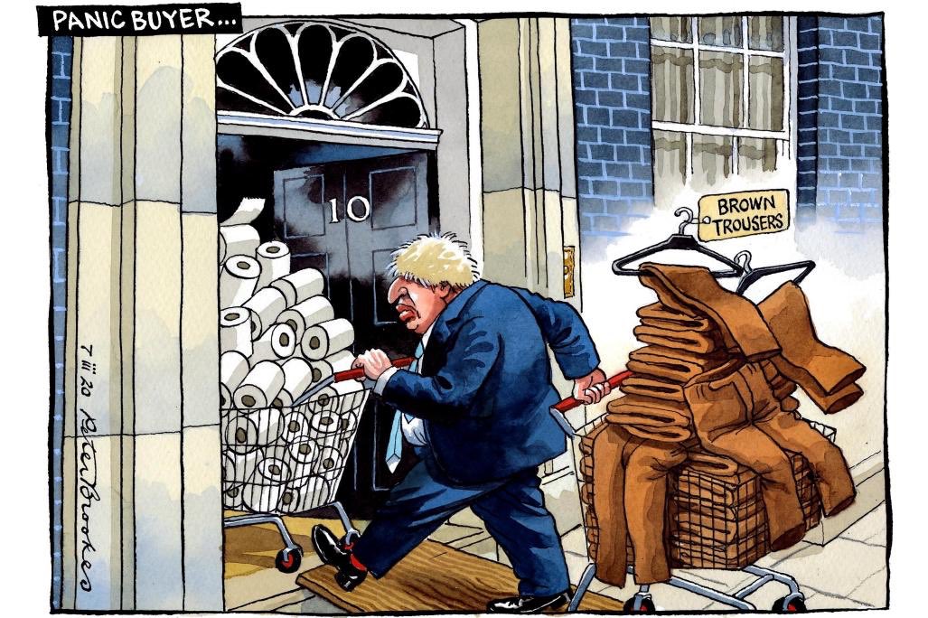 Peter Brookes On Twitter My Cartoon Saturday Thetimes Now Wash Your Hands Please Covidー19 Borisjohnson Panicbuying