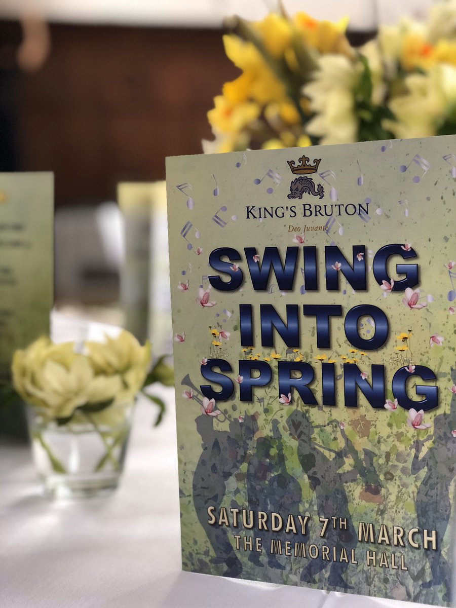 It’s nearly here....! @KingsBruton #SwingintoSpring