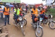 Me and my Boda guys debating on who was to turn up for the run and guess wat they mobilized some of their friends to show up. #MenstrualHygieneUg #Run4HerRights20