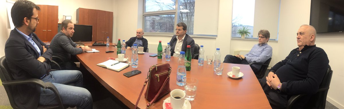 A shot from the meeting of Management Board held on Friday 06/03/2020. Discussing the details of BIM Day to be organized 25/05/2020 in Novi Sad...