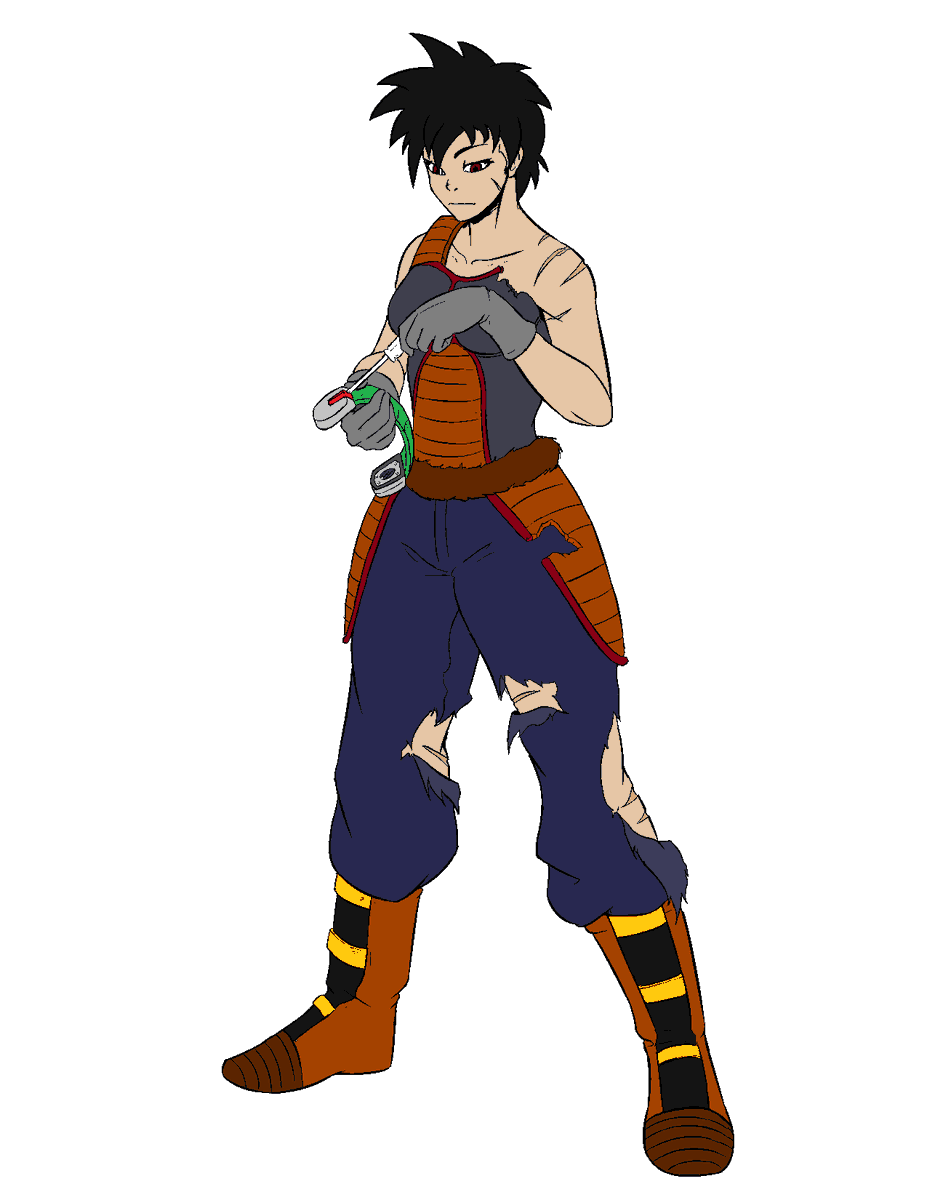 VampireKirie's tweet photo. Figured I should post some stuff of my own so gonna be sharing art I've commissioned as well as info on my OC's

First up is Kaiware, the original idea came after hearing the early dub where Bardock was called "A brilliant scientist!" https://t.co/GKQdZpcfAe