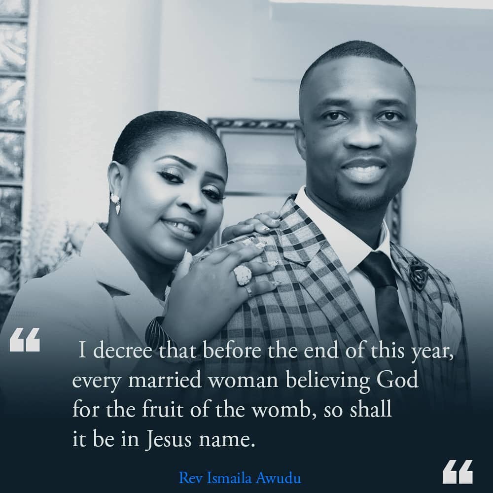 RevIsmaila's tweet photo. I decree that before the end of this year, every married woman believing God for the fruit of the womb, so shall it be in Jesus name.
#revismailamotivates
#DeclareToday
#Pwshift20
#HIAat50 https://t.co/wmQW6eqR4q