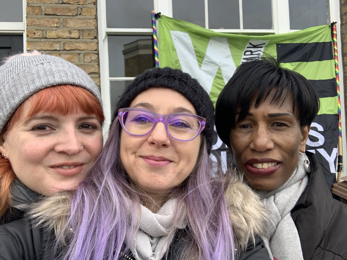 ClaireEmpson's tweet photo. Out and about on North Cross Road today @WEPSouthwarkLDN celebrating #InternationalWomenDay2020 a day early and talking to locals about us standing in the #GLA2020 for the GLA/Mayor😁🙌🏻 #EqualityCanWin! https://t.co/CMBd2qRQpP