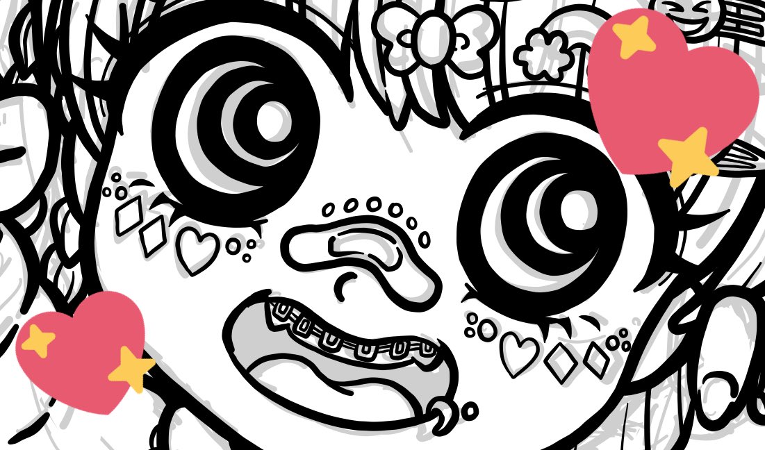 線画疲れるなぁ〜!!!!けど好き!!!
あと背景だけだからまた明日がんばる!!! 