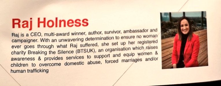 GillianRudd's tweet photo. Our next speaker is the phenomenal @RajHolness at #TEDxBCU #TED "For years I suffered silently because we were conditioned to, I was conditioned to...you shut up and you put up." https://t.co/shuwRHUxlU