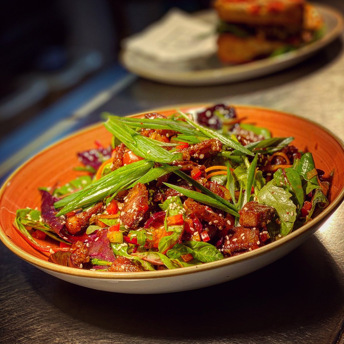 Today’s Lunch Special: Crispy Duck On an Asian Spiced Salad with Fresh Radish ☺️ Lunch Served 7 Days a Week from 12:30 😍 #LouthChat #IrishFoodParty #Salad