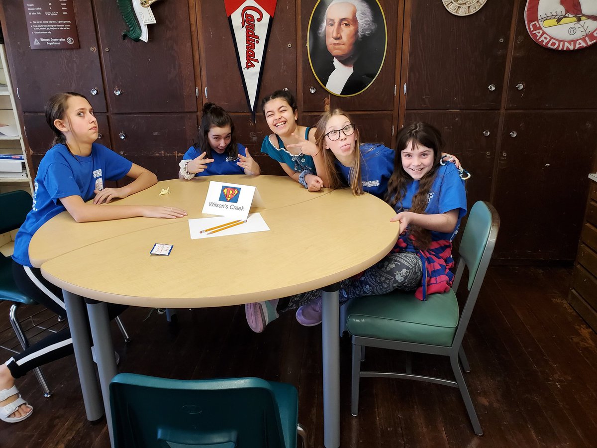 WCreekLibrary's tweet image. Ready to start the Elementary Battle of the Books competition! Go Wilson&apos;s Creek Lions! #SPSBoB @WilsonsCreekInt #spslib @officialSPS