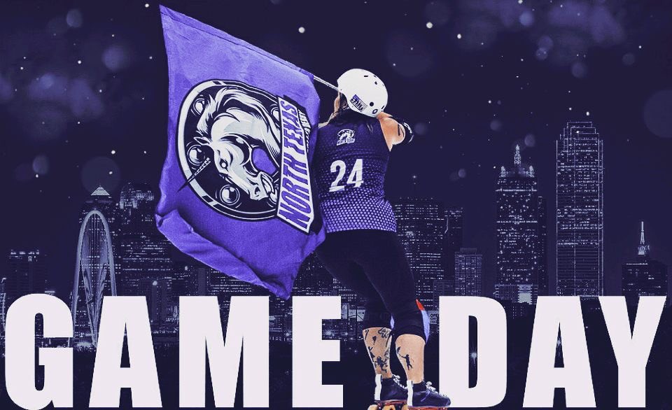 ntxrollerderby's tweet photo. IT’S GAME DAY! Wish our FUs luck today as they take on the Kansas City Roller Warriors! #whoarewe #FU #ntrd #fightingunicorns #rollerderby https://t.co/mxMAV2QEkg