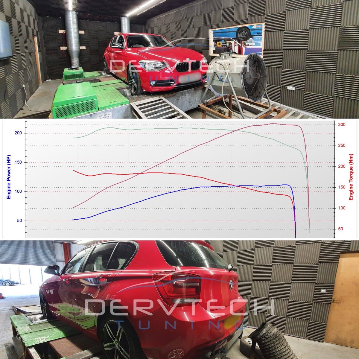 dervtech's tweet image. 😳😮 +105hp, and 102nm stage 1!!! 😮😳

With no modifications, this 114i 1 series, fitted with the BMW 1.6T engine, almost doubled it's power... from 111hp, to 216hp

This has got to be one Heck of a transformation!

#DervTech
#BMW
#1series
#114i
#DervTechTuned
#Dyno
#Remap
