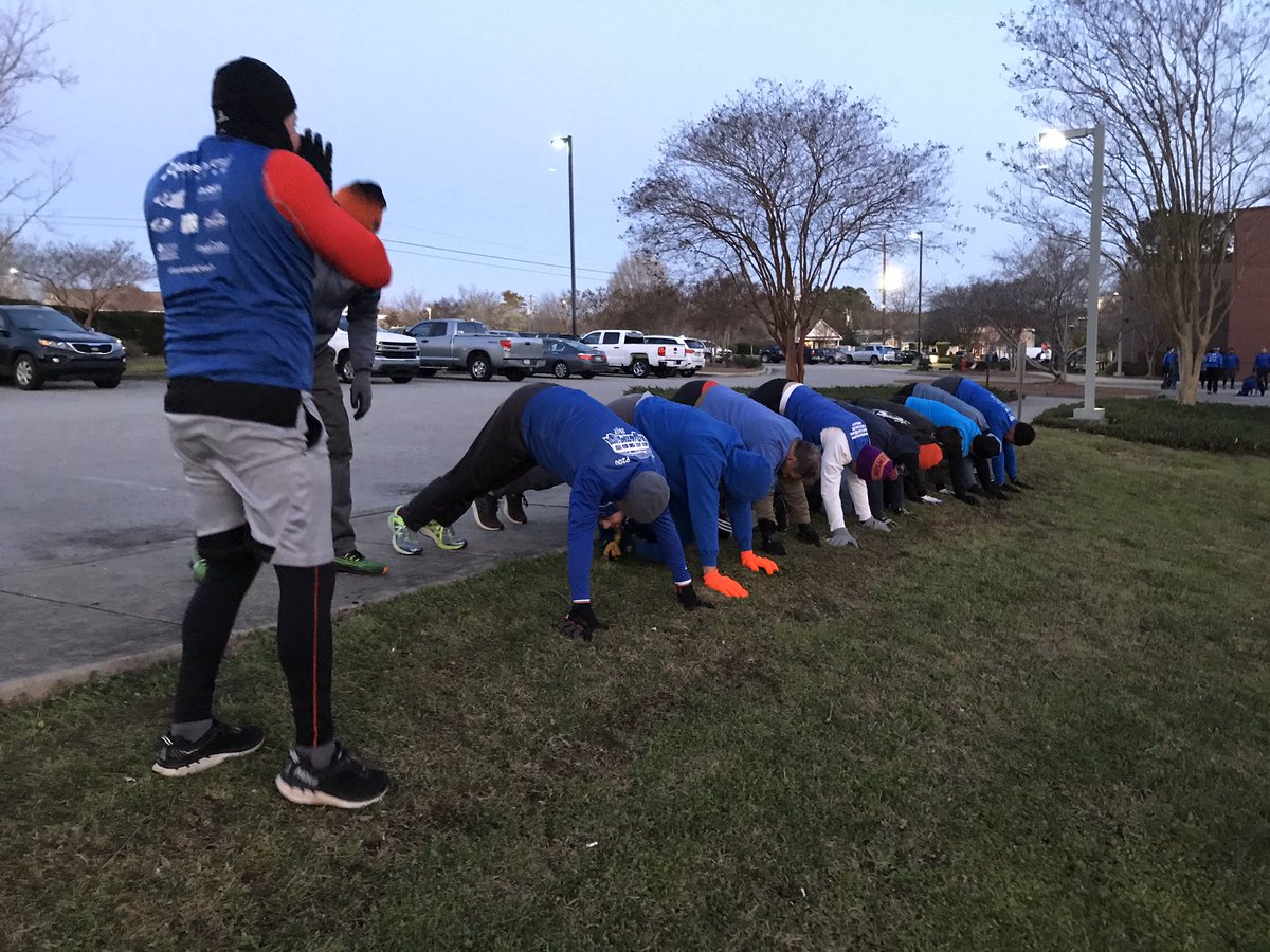 F3TurningPoint's tweet image. 51 PAX post at the Lexington County Library/Agape to honor our brother @JohnDearDiary for some of his favorite exercises: tunnel of love, circle burps, calf raises, and buddy bus loops. Great work men. #f3counts #WearBlueforDD @F3LexSC