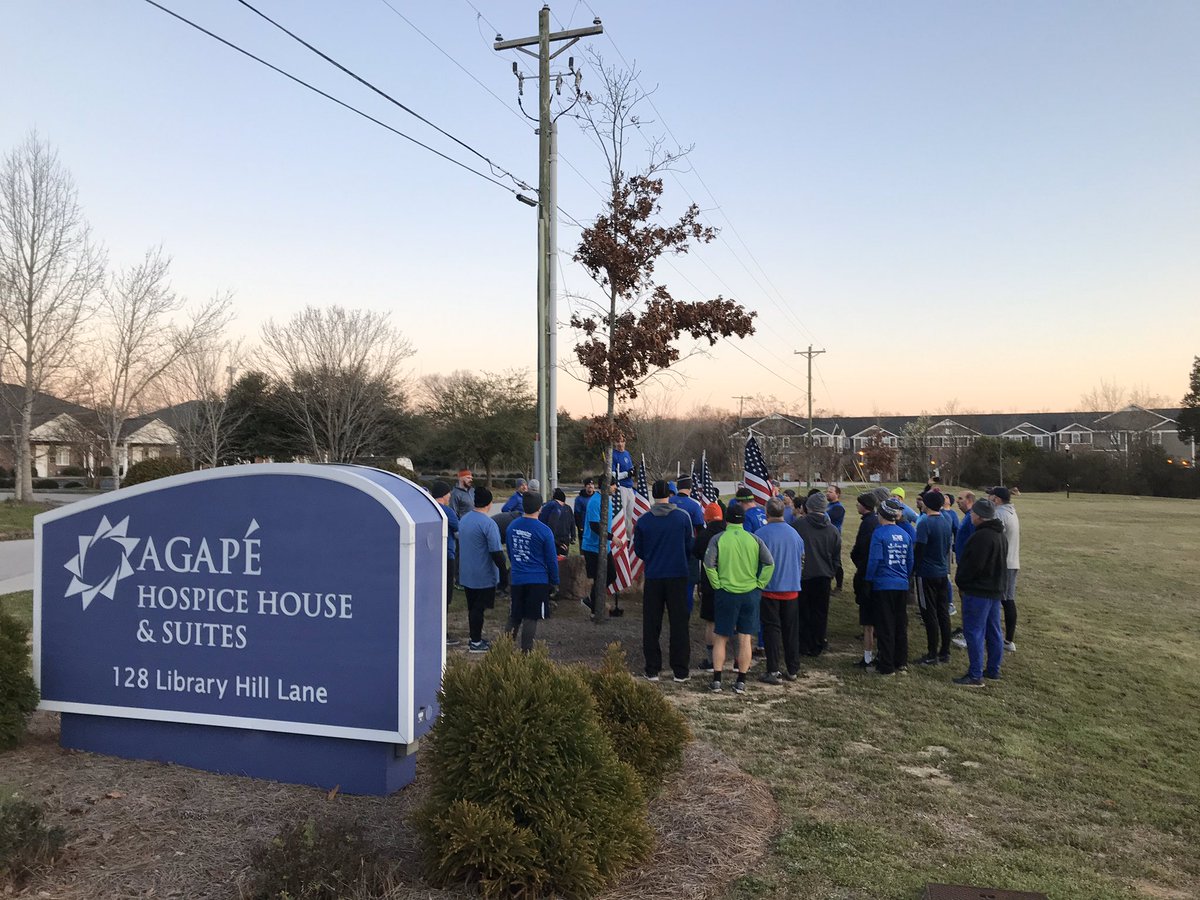 F3TurningPoint's tweet image. 51 PAX post at the Lexington County Library/Agape to honor our brother @JohnDearDiary for some of his favorite exercises: tunnel of love, circle burps, calf raises, and buddy bus loops. Great work men. #f3counts #WearBlueforDD @F3LexSC