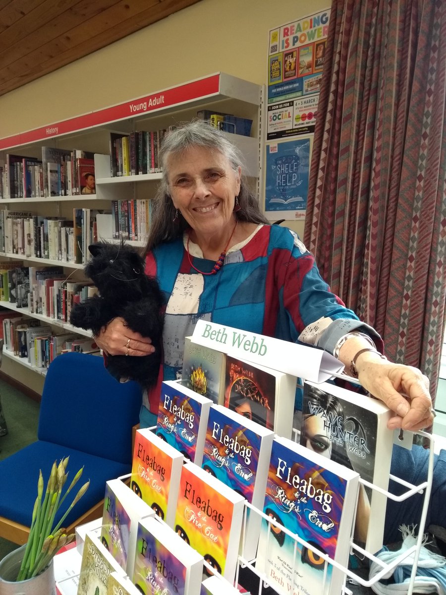 bethwebbauthor's tweet photo. The Awesomeness that is @WincantonBookFestival. So glad to be here with @sue_purkiss and @cherryvcobb https://t.co/xbGBaCjZi3