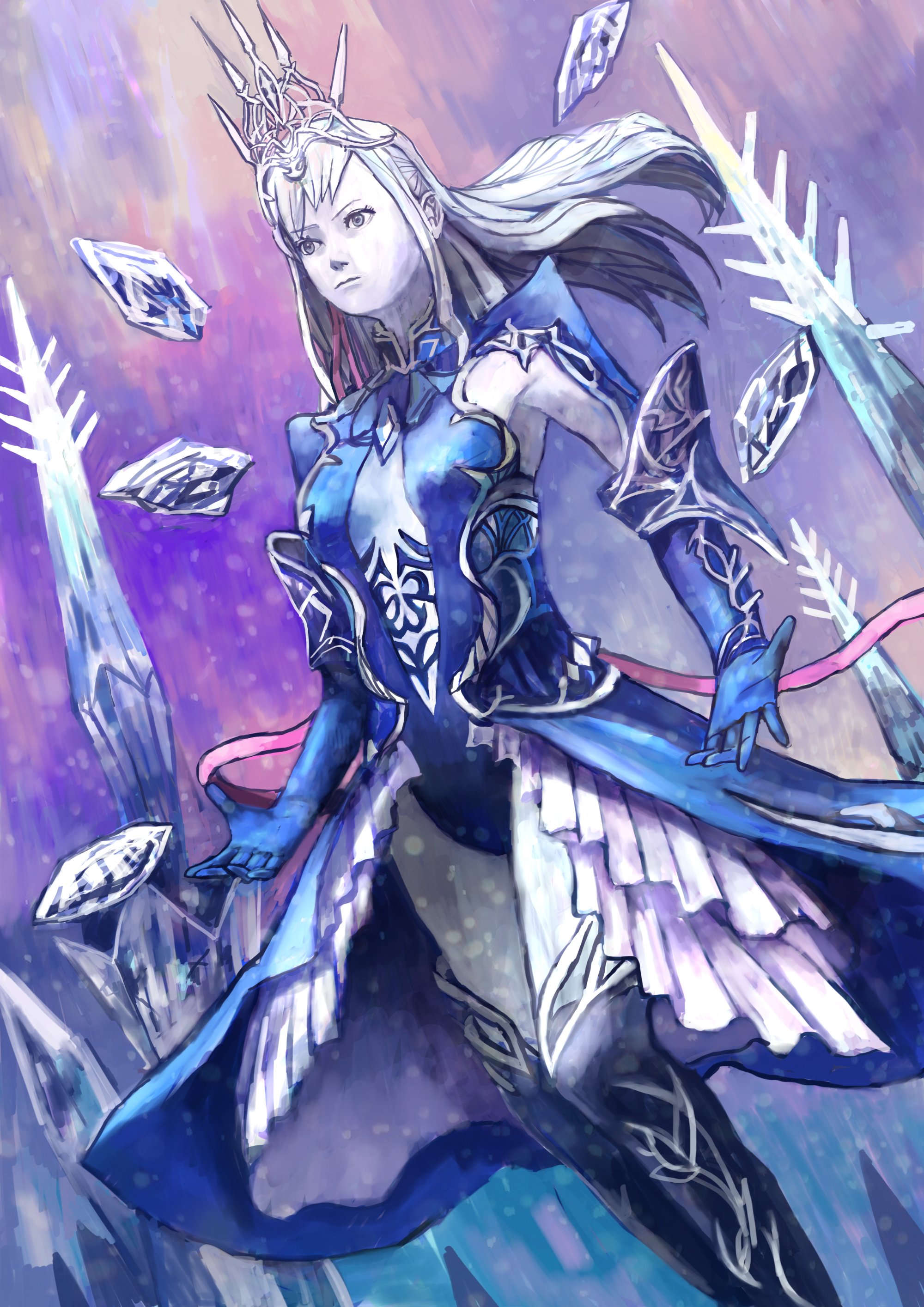 氷神シヴァ 「ファイナルファンタジーXIV」 氷神シヴァ 「ファイナルファンタジーXIV」