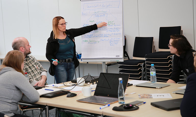 fernunihagen's tweet photo. Beim ersten #FernUni-Bildungshackathon sind die Arbeitsgruppen fleißig und entwickeln Ideen in den vier Tracks. #HackUcation https://t.co/L3XhfF1gFC
