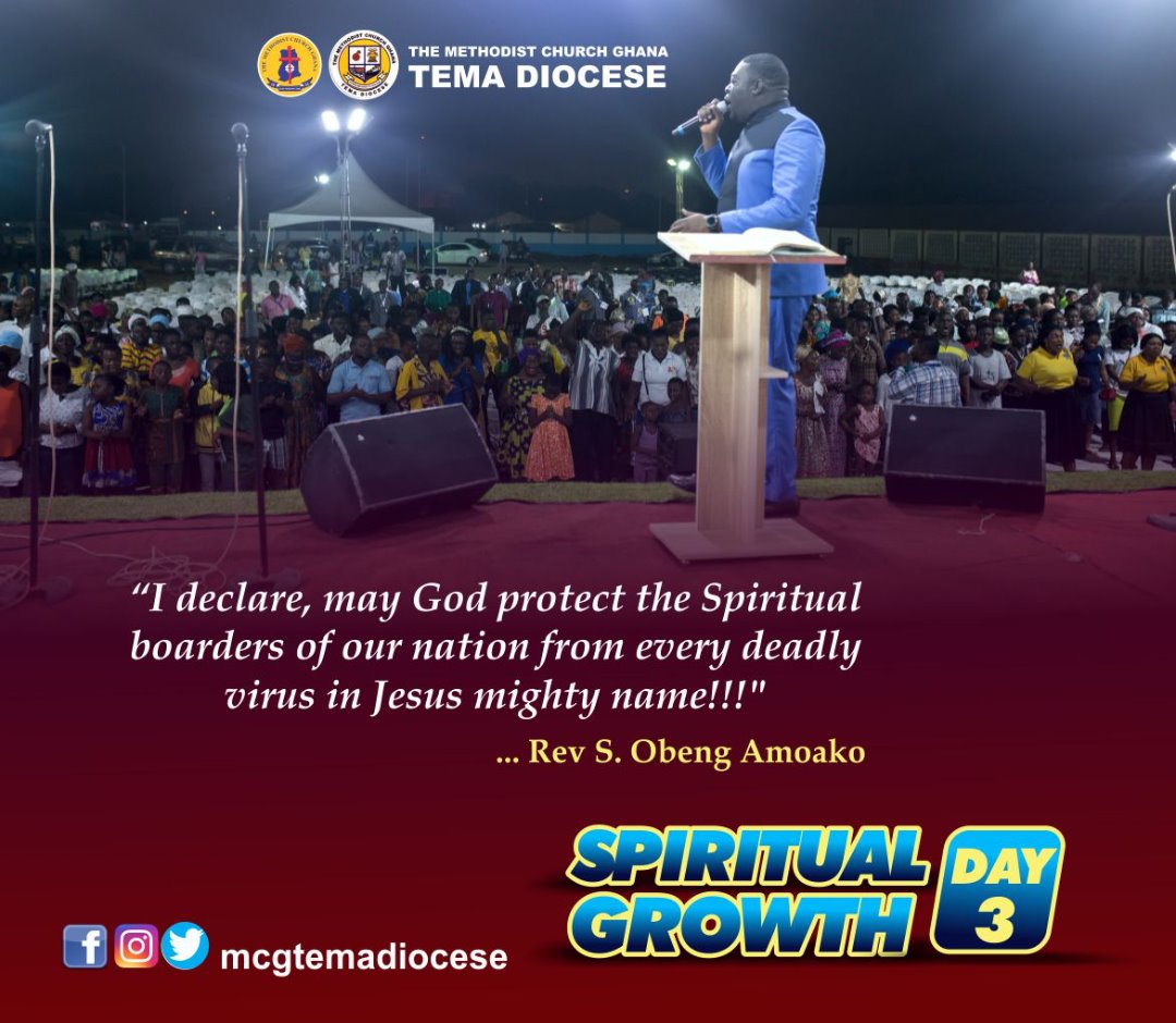 mcgtemadiocese's tweet photo. ~~~SpiritualGrowth ~~~
#Day 3
#SpiritualGrowth
#Discipleship
#MultimediaMinistry
#MCGTemaDiocese
#TheMethodistChurchGhana https://t.co/Vxkj519q6g