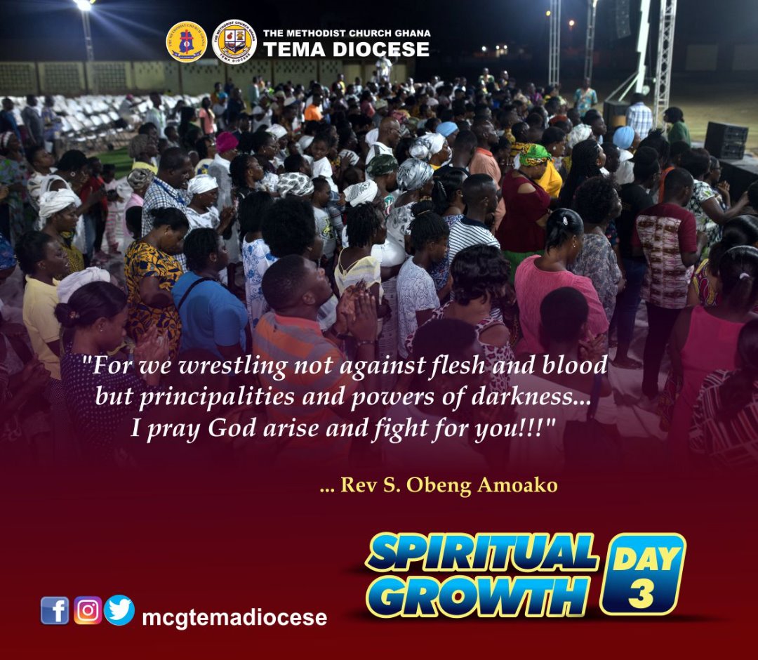 mcgtemadiocese's tweet photo. ~~~SpiritualGrowth ~~~
#Day 3
#SpiritualGrowth
#Discipleship
#MultimediaMinistry
#MCGTemaDiocese
#TheMethodistChurchGhana https://t.co/Vxkj519q6g
