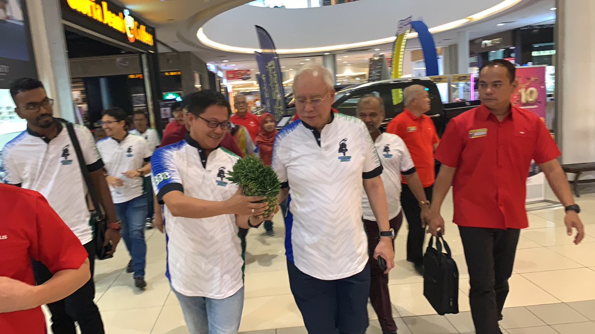 TingTaiFook's tweet photo. Malaysia Ex-Premier Dato Seri Najib Razak love Premium MD2 Pineapple #MGROW https://t.co/PdjHSY1nDX