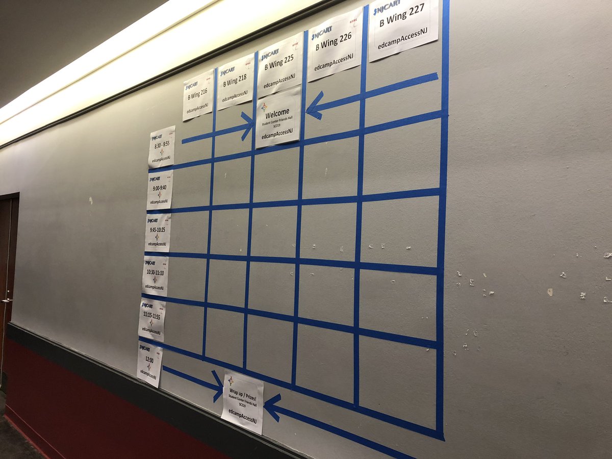 The session grid is ready! Waiting for people to arrive at #edcampxsnj <a href="/EdcampUSA/">Edcamp Community by Digital Promise</a> #atchat #at4nj
