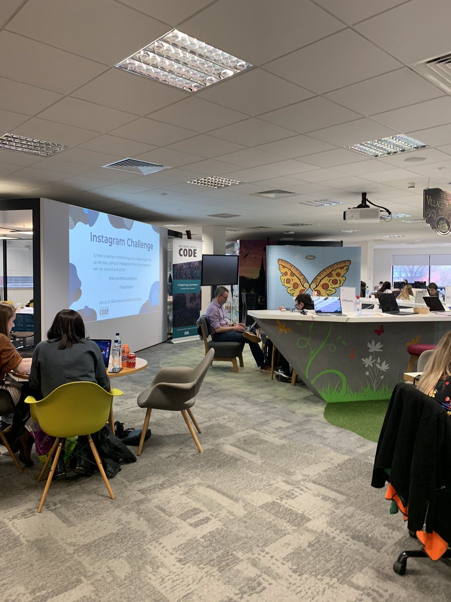 EmmaRPwC1's tweet photo. Great to host @WWCodeBelfast #hackforher today to celebrate #IWD2020 in the great @PwC_NI #googlehive! Good luck to all taking part! #leadingNI https://t.co/0mkRM53Lo6