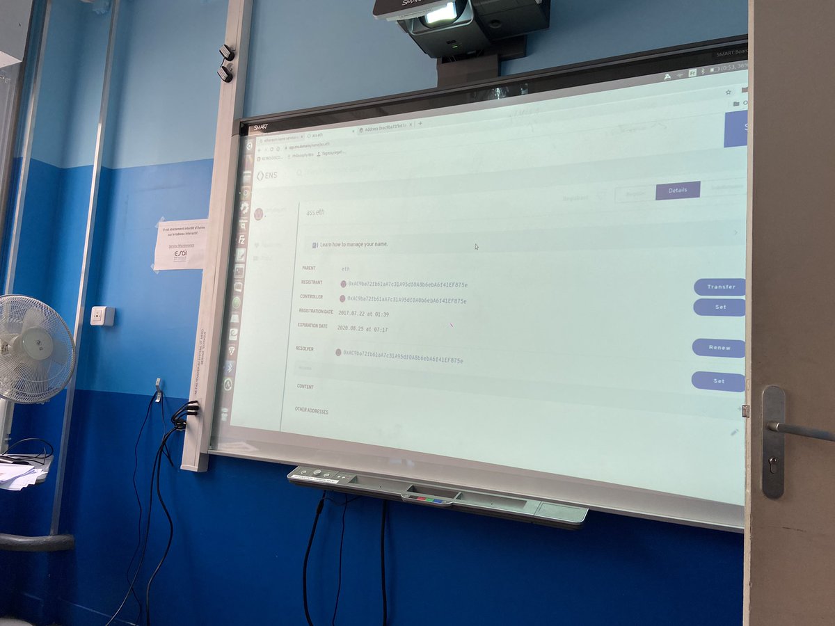 Come to room A14 on the first floor for an ass giveaway! Haha no really, <a href="/jdetychey/">Jerome de Tychey 🦇🔊</a> is giving away ass.eth addresses now! #theunhackathon