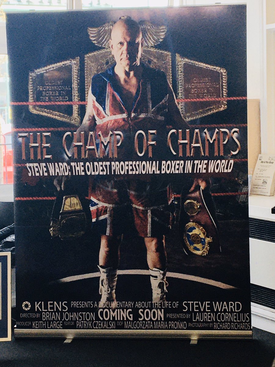 We popped into Kirkby library this morning to meet world record holding boxer Steve Ward. Great talk and thoroughly lovely bloke! <a href="/ward_legend/">Steve Ward boxer</a>