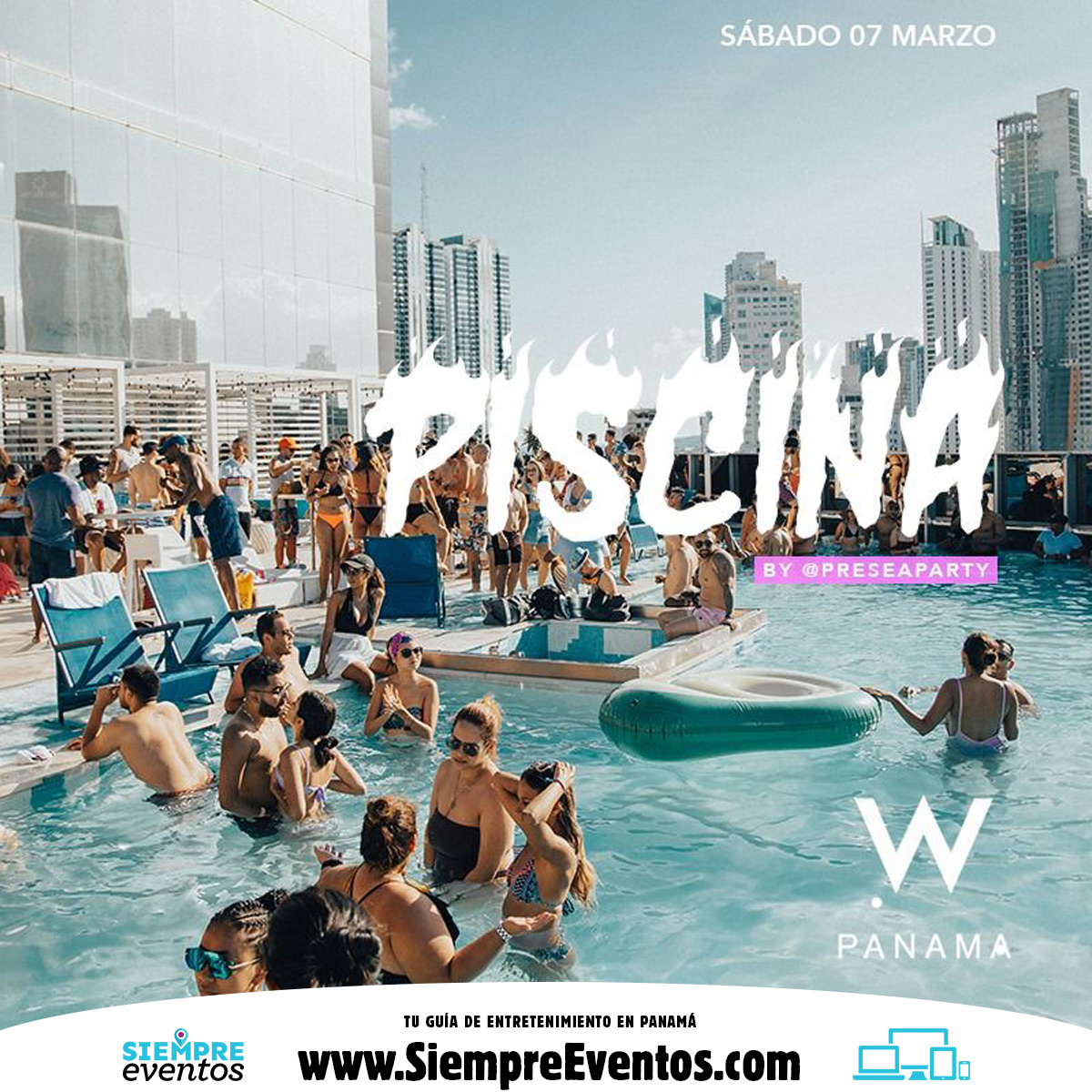 Presea pty , Te invita a pasar una verdadera tarde de fiesta con “Piscina Edition”, donde te refrescaras mientras bailas al ritmo de la música.
.
Más detalles en nuestra página web: siempreeventos.com/es
.
.
#panamá#agendapty#piscina#tarde#tragos#mezclas#música#baile