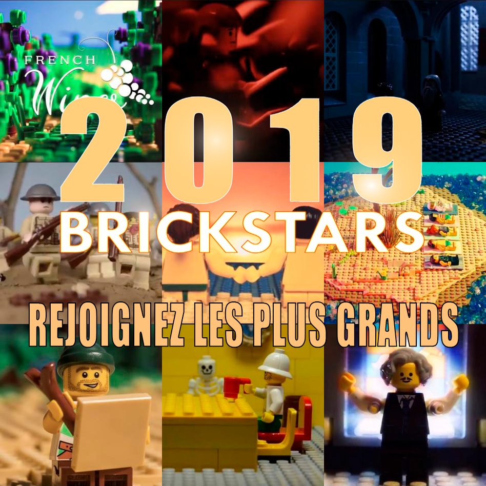 BrickfilmsFr's tweet image. Rendez-vous demain à 16h pour assister à l'annonce des #Brickstars2019 en live ! 🥳🥳🥳
