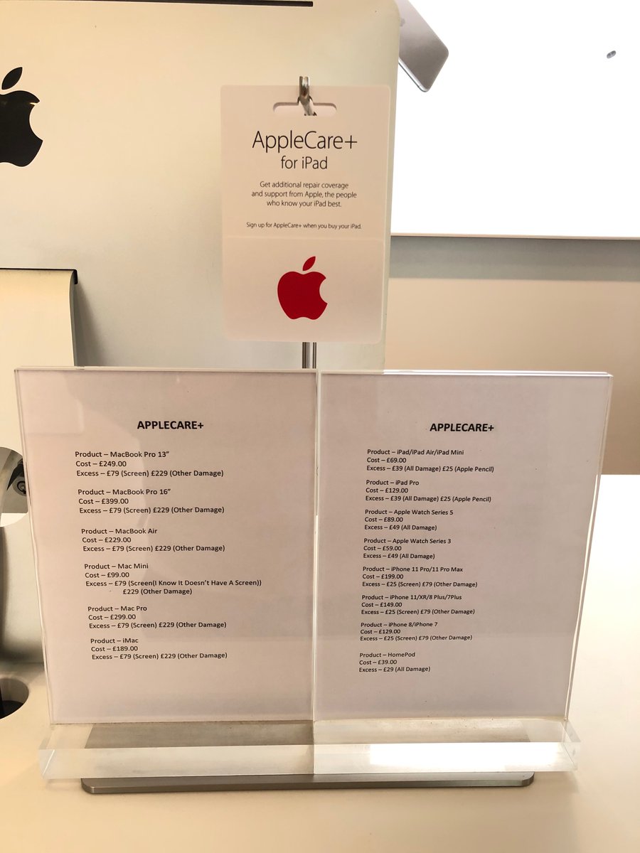 Krcs Hull Next Time You Buy A New Apple Device Don T Forget To On Applecare It Really Comes In Handy If You Damage Your Device And It Makes The