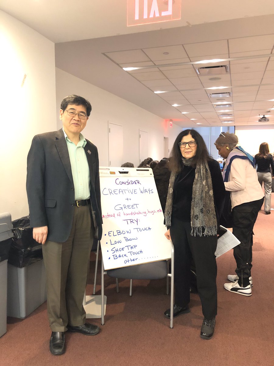 _yi_li_'s tweet photo. Proud of #JohnJayCollege’s #disputeresolution program led by our superstar faculty María Volpe They hosted Judicial Arbitration and Mediation Services—CLE (see #mediator David Ross and #magician Ryan Oakes) Also impressed by Prof Volpe’s creative “Greeting” suggestions:-) https://t.co/eGUsEkbOaE