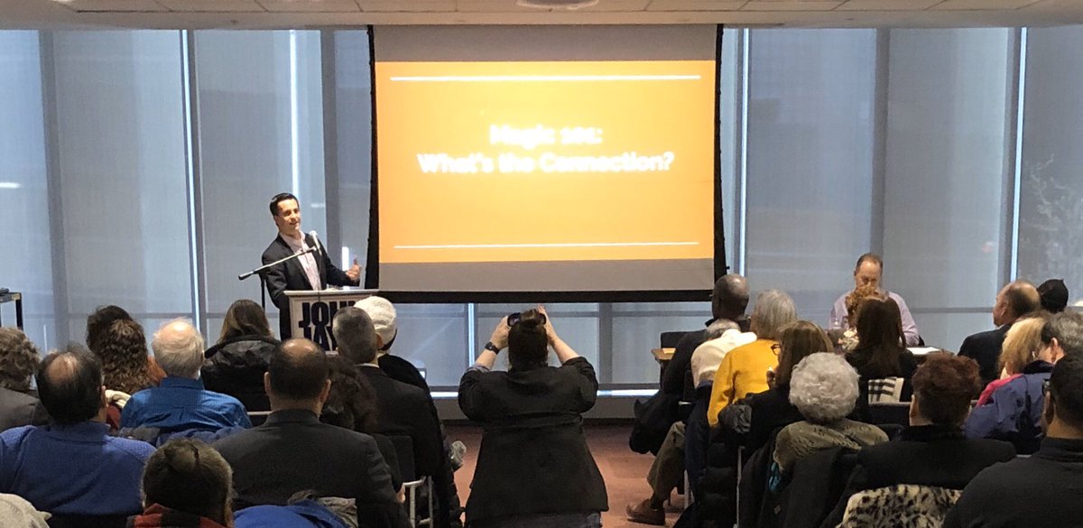 _yi_li_'s tweet photo. Proud of #JohnJayCollege’s #disputeresolution program led by our superstar faculty María Volpe They hosted Judicial Arbitration and Mediation Services—CLE (see #mediator David Ross and #magician Ryan Oakes) Also impressed by Prof Volpe’s creative “Greeting” suggestions:-) https://t.co/eGUsEkbOaE