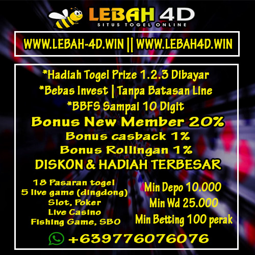 Promo Terbaru Jadwal4d Agen Bandar Online Aman Dan Terpercaya Hadiah