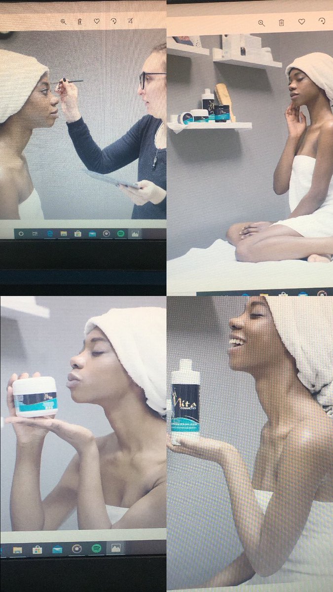Myriam_Vivienne's tweet photo. Piccola anteprima dell’ultimo shooting per #MitaCosmetics🌿
#testimonial #myriamviviennemodel #bio #skincare #haircare #skinproducts #hairproducts #crueltyfree #shooting #staytuned #sneakpeek #blackskin #darkskin #african #congolaise https://t.co/ntLbMT5lm5