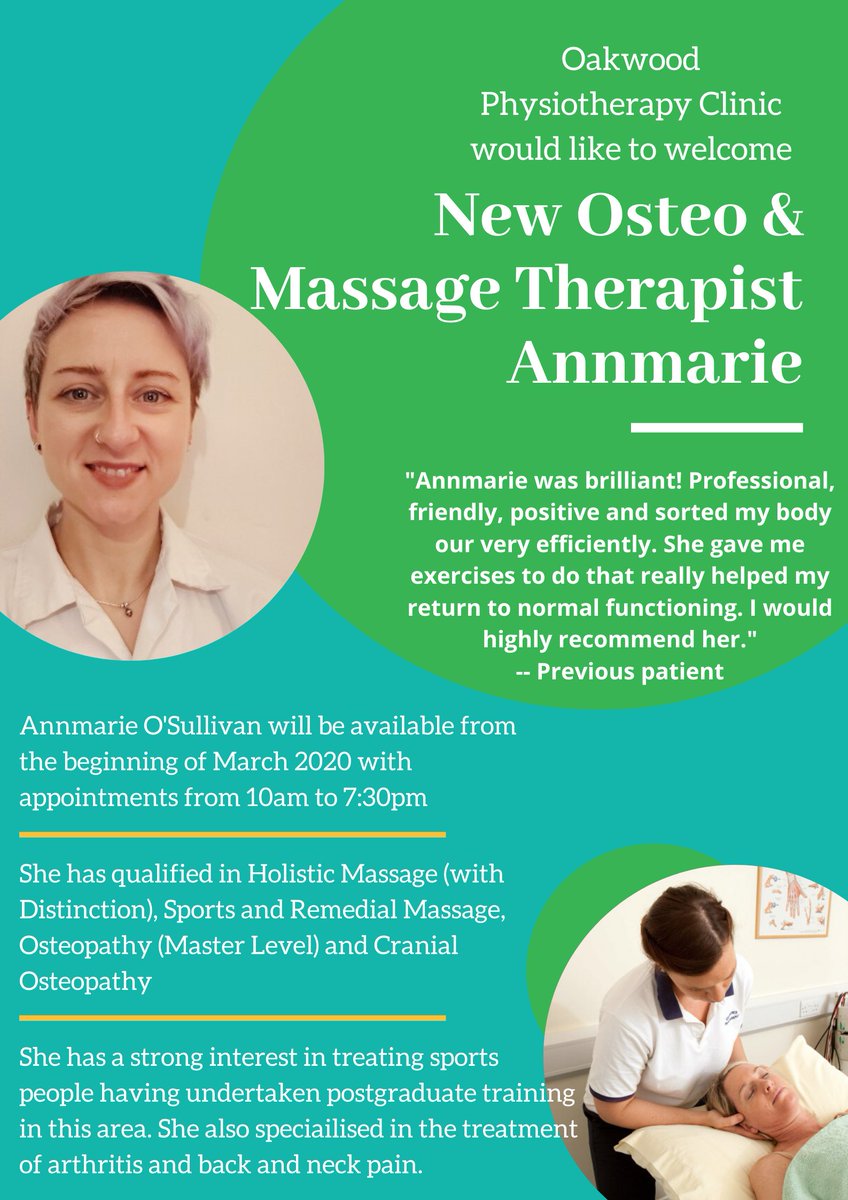 Oakwood Physiotherapy Clinic -- Southgate, Enfield tweet media