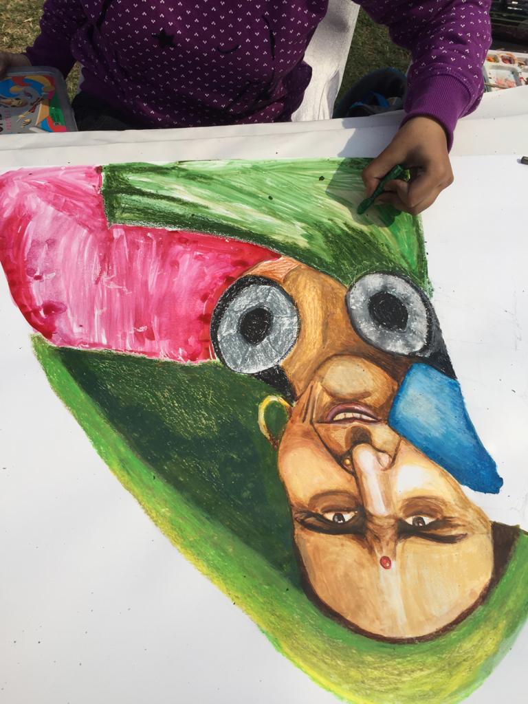 artmanvisharma's tweet photo. So it was an amazing experience at UDAAN Youth Fest! @udaanutsav 
Got to know more about art, met some genuine artists, participated in various events, saw @ManojTiwariMP  and made some good memories 💙 #udaanutsav #udaan #manojtiwari #art #ArtistOnTwitter #Artist #painting https://t.co/4gByFptu7S