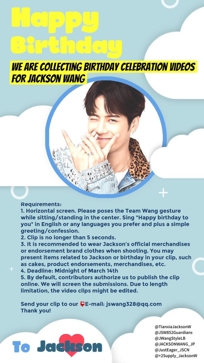 Jackson Wang TIANXIA tweet media