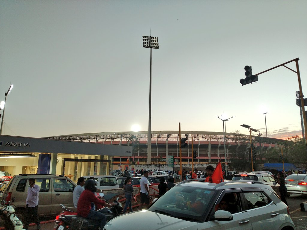 SiddeshKale10's tweet photo. All set for the thriller @PJN stadium.
Fingers crossed
Just hoping that Goa wins the match and gets to the final
#diteka
#gaursforlife
#gogoa https://t.co/E1eQiflkVR